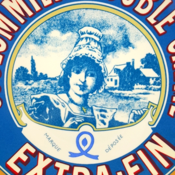 Vintage BIA Cordon Bleu FROMAGE Coulommiers Extra-Fin Salad/Dessert Plate, 8 in. - Picture 2 of 5